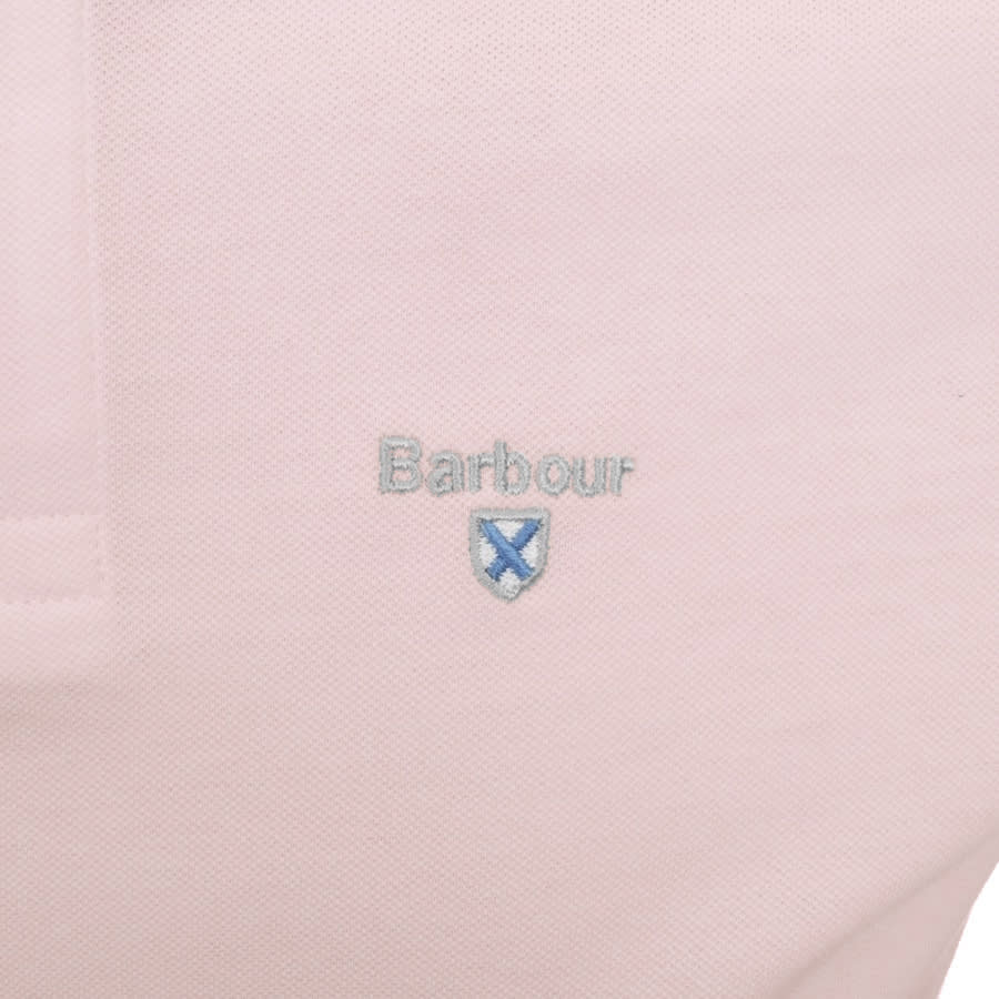 Alternative Image for ProductBarbour Lynton Polo T Shirt Pink3